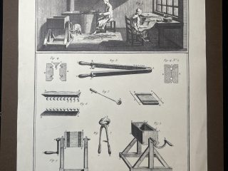 Lámina facsímil Enciclopedia Diderot - España 2003