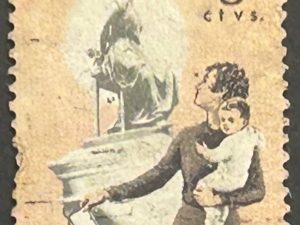 Sello Colombia - Derechos Políticos de la Mujer - 5 centavos Usado Aéreo