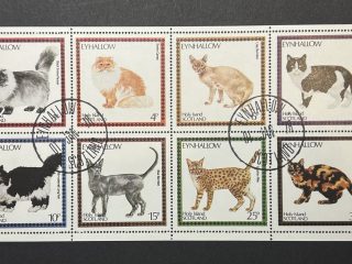 Minipliego Sellos Eynhallow 1978 - Scotland - Gatos - 8 Valores