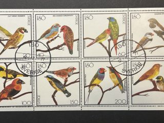 Minipliego Sellos Isö 1977 - Sverige - Parejas de Aves - 8 Valores