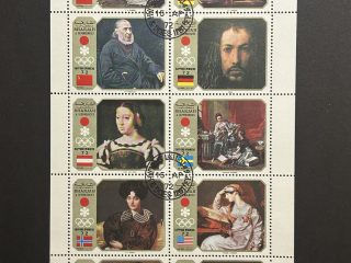 Minipliego sellos Sharjah 1972 - Juegos Olímpicos Sapporo 72 - 10 Valores