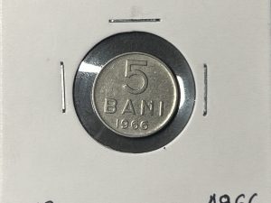 Moneda Rumanía - 5 bani - 1966
