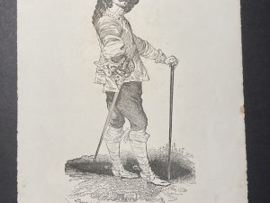 Lamina Grabado Carlos Primero de Inglaterra