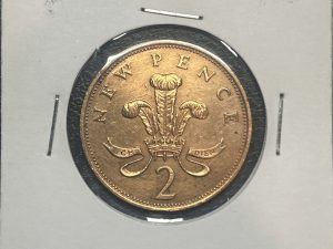 Moneda Reino Unido - 2 nuevos peniques - 1978