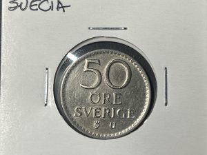 Moneda Suecia - 50 ore - 1964