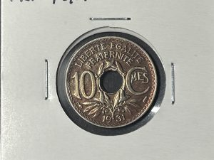 Moneda Francia - 10 céntimos - 1931