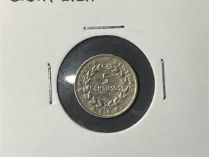 Moneda Costa Rica - 5 céntimos - 1969
