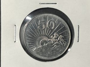 Moneda Zimbabue - 50 centavos - 2001