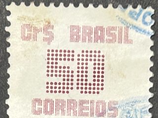 Correos  Brasil 1985 - Numeral - 50 Cr$ Usado