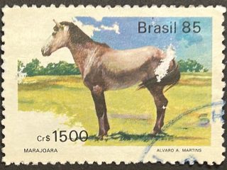 Sello Brasil 1985 - Marojoara - 1500 Cr$ Usado
