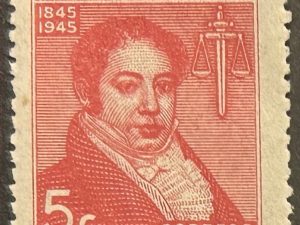 Sello Argentina - Bernardino Rivadavia - 5C Rojo Nuevo