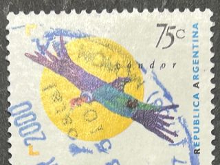 Sello Argentina 1995 - Cóndor - 75c Usado