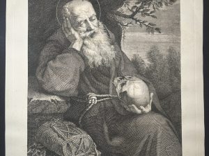 Lámina GRABADO B. BERNARDUS AB. OPHYDA CAPUCHINUS.