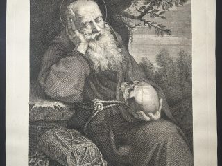 Lámina GRABADO B. BERNARDUS AB. OPHYDA CAPUCHINUS.