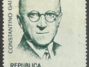 Sello Argentina 1969 - Constantino Gaito - 6 Pesos Gris Usado