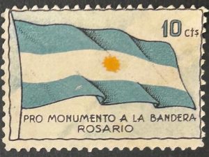 Sello Argentina - Monumento a la Bandera - 10cts Nuevo