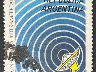 Sello Argentino 1979- III conferencia interamericana de telecomunicaciones- 200 Pesos