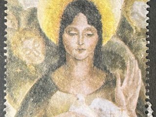 Sello Argentina 2006 - Maria y Paloma de Alfredo Gutero - 75c nuevo