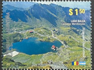 Sello Argentina 2010 - Lago Balea / Carpatos - 1,59 Pesos Nuevo