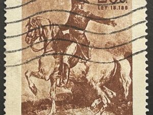 Sello Argentina 1970 - Manuel Belgrano - 20c Marrón Usado