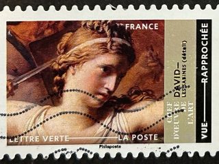 Sellos Francia 2022 - Sabine de David - Lettre Verte