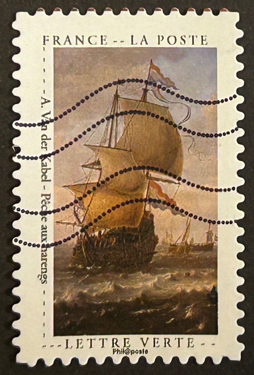 Sello Francia 2020 - Van der Kabel - Lettre Verte Usado