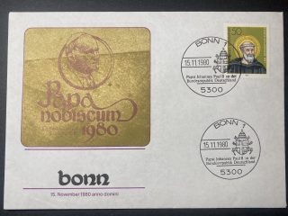 Sobre Primer Día Alemania 1980 - Visita del Papa Juan Pablo II