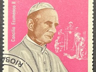 Sello Ecuador 1966 - Concilio Ecuménico II - 0,10 Sucre Usado