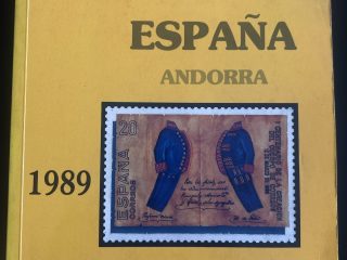 Catálogo oficial de sellos de España - 1989 - Correos de España