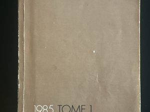 Catálogo Filatelia Yvert et Tellier 1985 Tomo 1 - Francia