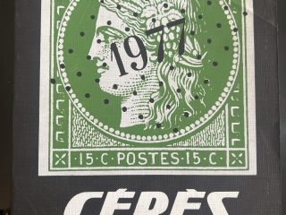 Catálogo Filatelia Ceres 1977 - Francia