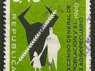 Sello Venezuela 1961 - Censo - 0,40 Usado Aéreo