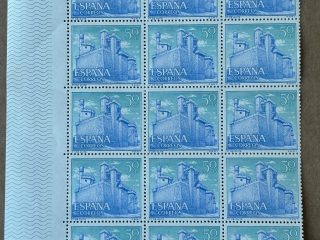 Semipliego España - 1966 Castillo Olite - 15 valores de 50c