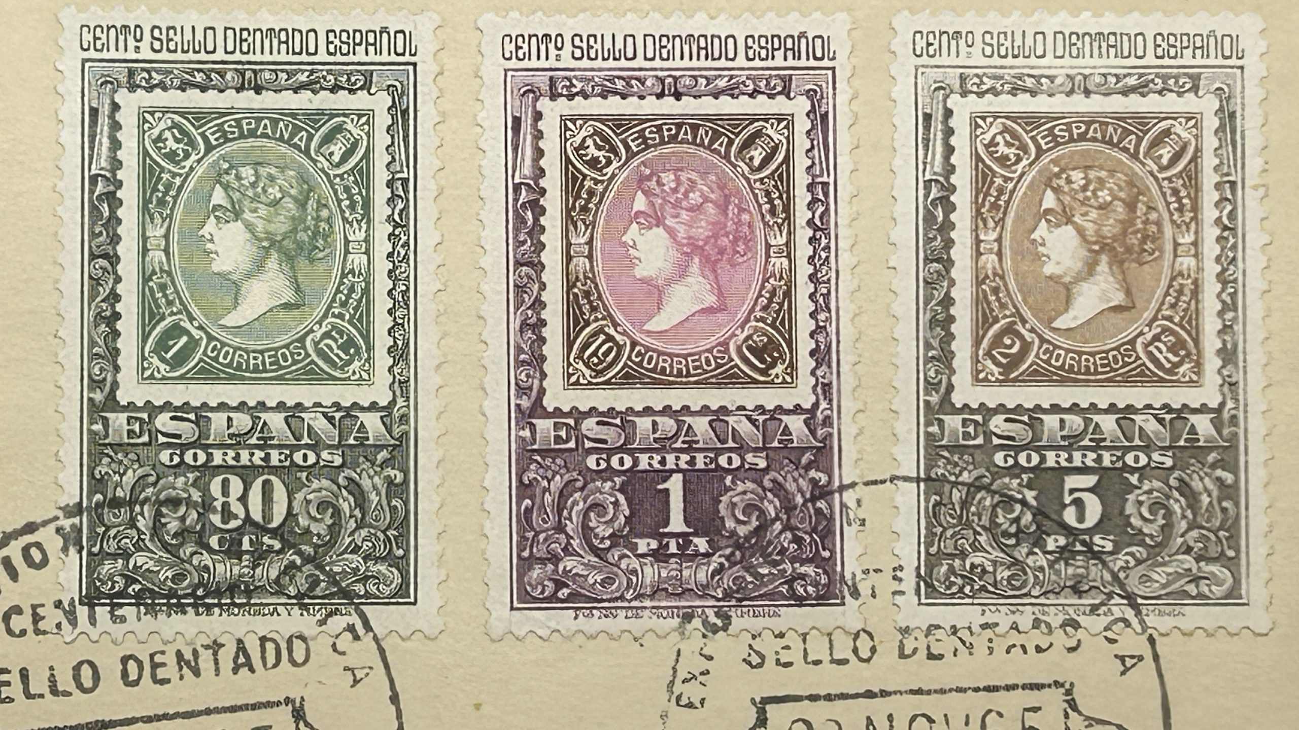 Sobre Iris Mundus Centenario Sello Español 1965 - Image 3