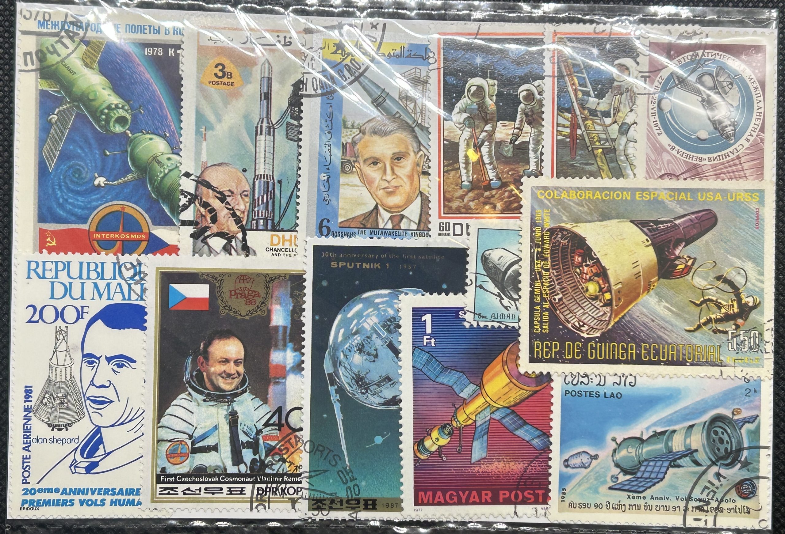 Sellos Astrofilatelia 01 - Varios Países