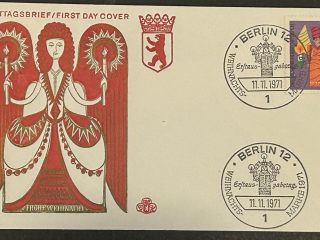 FDC Sobre Primer Día- Alemania 1971 - Navidad