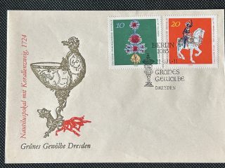 Sobre de Primer Día (FDC) - Colección Grünes Gewölbe Dresden (1971) - Nautiluspokal