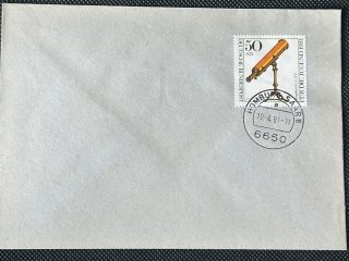 Sobre Filatélico Alemania 1981 - Sello Telescopio 1770 - Matasellos de Favor