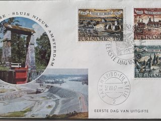 Sobre Primer Día FDC Surinam 1967 - Paz de Breda Variante Esclusa Nieuw Amsterdam Lion Cover
