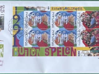 Sobre Primer Día FDC Países Bajos 1991 - Kinderpostzegels Buitenspelen Bloque NVPH 288