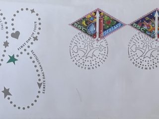 Sobre Primer Día FDC Países Bajos 1993 - Sellos de Diciembre Navidad NVPH 316