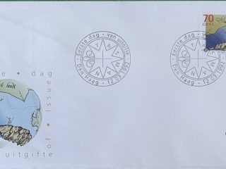 Sobre Primer Día FDC Países Bajos 1992 - Protección Antártica y Medio Ambiente NVPH 292