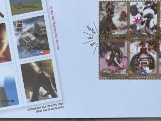Sobre Primer Día FDC Países Bajos 2004 - 40 Aniversario Libritos de Sellos ONGs Completo NVPH 507
