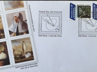 Sobre Primer Día FDC Países Bajos 2004 - Pintura Clásica y Maestros Barrocos Holandeses NVPH 494