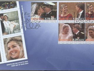 Sobre Primer Día FDC Países Bajos 2004 - Boda Real Guillermo Alejandro y Máxima NVPH 493c