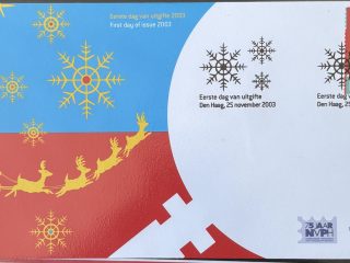 Sobre Primer Día FDC Países Bajos 2003 - Navidad y Año Nuevo Velas Festivas NVPH 491