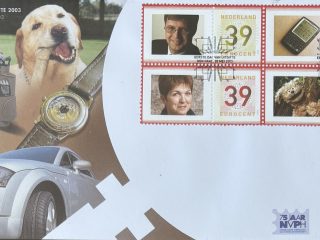 Sobre Primer Día FDC Países Bajos 2003 - Aniversario Libritos Estilo de Vida y Motor NVPH 483