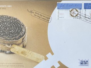 Sobre Primer Día FDC Países Bajos 2003 - 300 Aniversario Imprenta Joh. Enschedé Seguridad NVPH 479