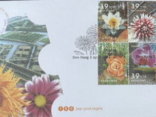 Sobre Primer Día FDC Países Bajos 2002 - Exposición Mundial Hortícola Floriade Flores NVPH 456