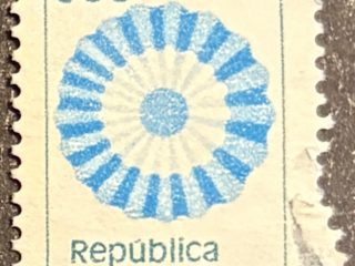 Sello Usado Argentina : Escarapela Nacional - 1979 - 600 $L